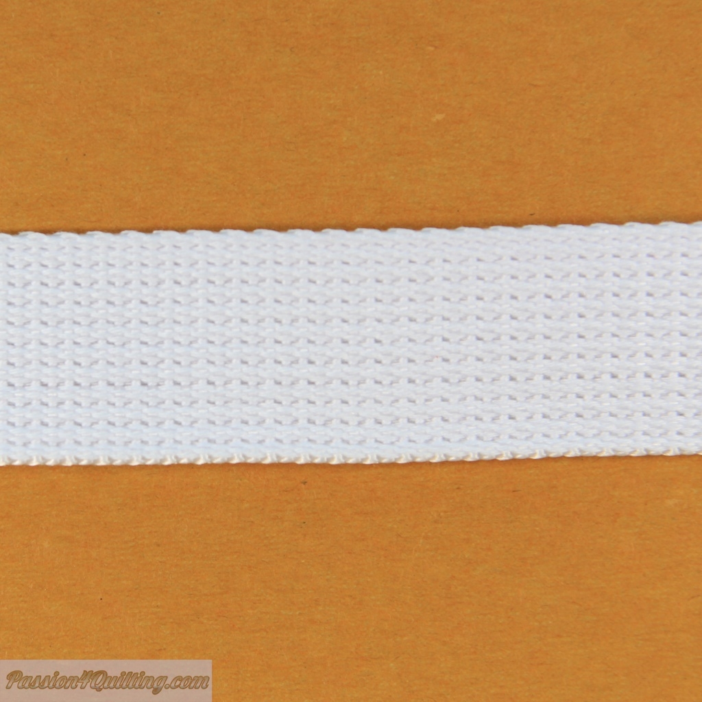 Webbing White. Per metre