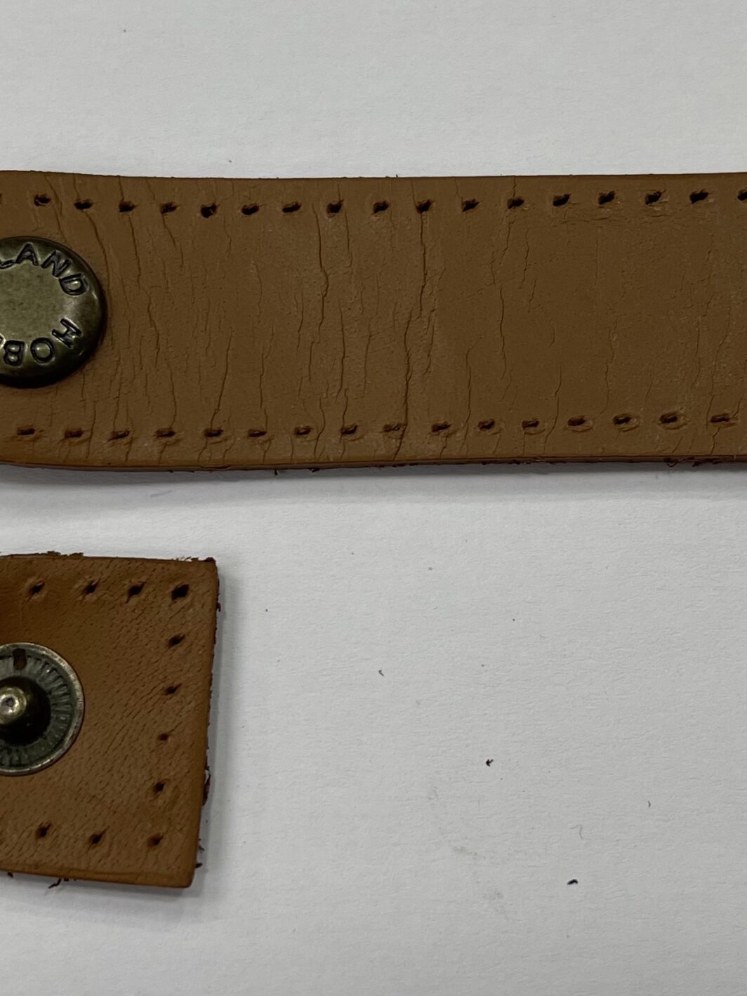 Bag closure Light brown 9cm