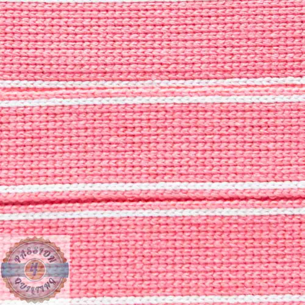 Warm Coral Cotton Blend Webbing. Per metre
