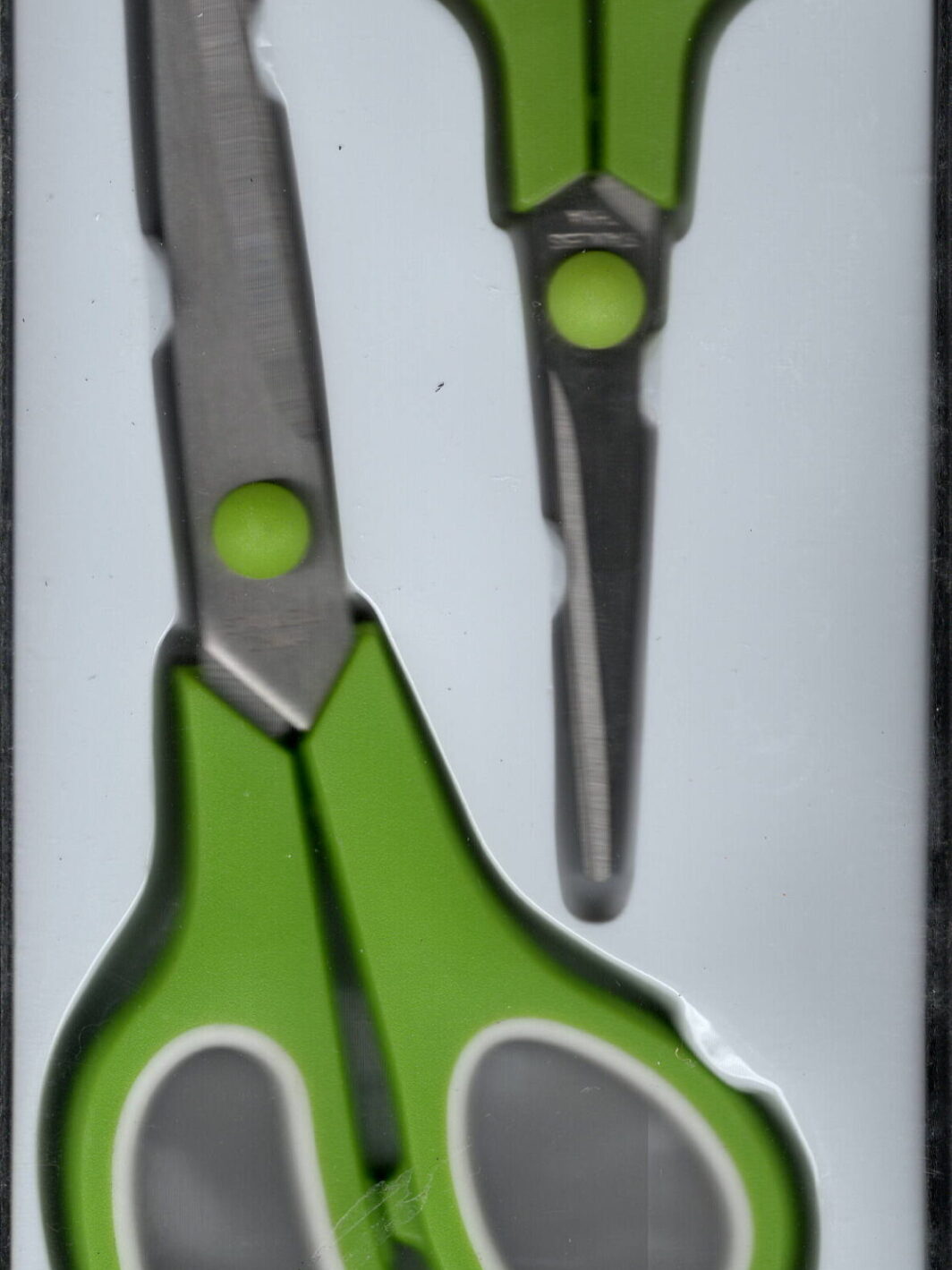 Green Soft Cushion Premium Scissors Set 8.5in 5.5in